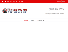 Tablet Screenshot of behrendstech.com